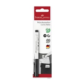 Μαρκαδόρος Υφάσματος Faber Castell Μαύρο 1.0 mm
