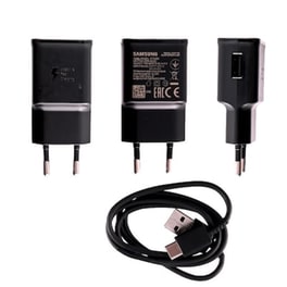 Σετ Φόρτισης Samsung Usb 2A 15W with cable Usb-C 1m Bulk - Black