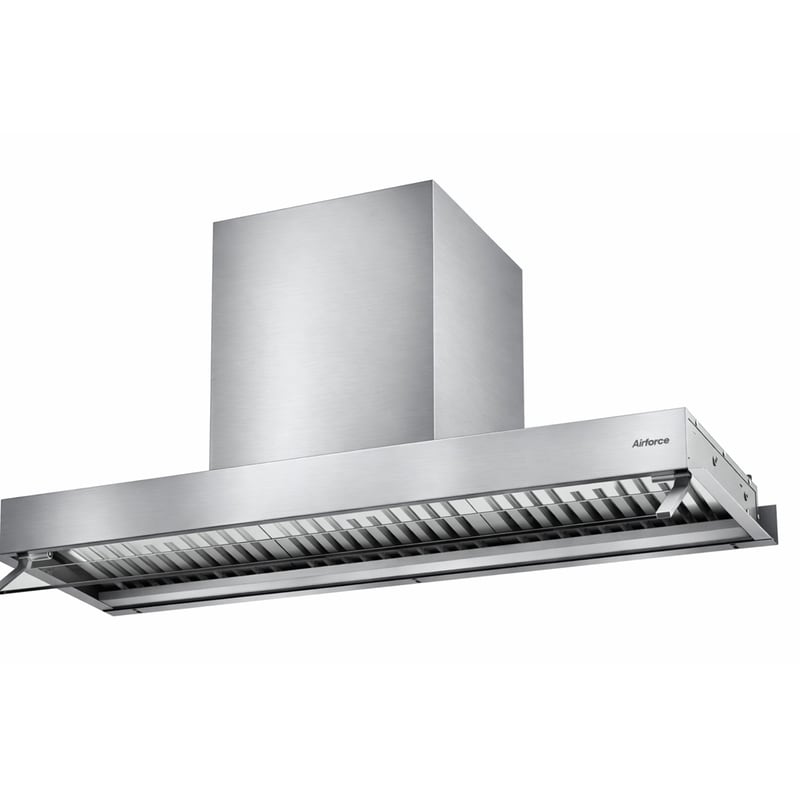AIRFORCE AIRFORCE F300NODROPIX/A/90 90 cm Inox Μηχανισμός Απορρόφησης