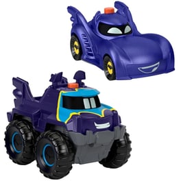 Σετ 2 Οχήματα Batwheels 1:55 Bam Με Φώτα