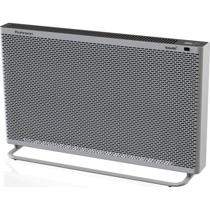 ROHNSON MICA R-083 Genius Θερμοπομπός Δαπέδου/Επιτοίχιος Mica με Wi-Fi 2400W Γκρι