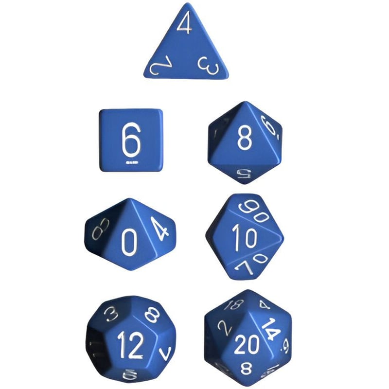 CHESSEX Chessex Opaque - Light Blue/White CHESSEX
