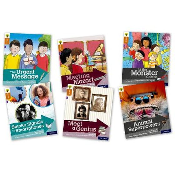 Oxford Reading Tree Explore with Biff, Chip and Kipper: Oxford Level 8: Mixed Pack of 6 image 0