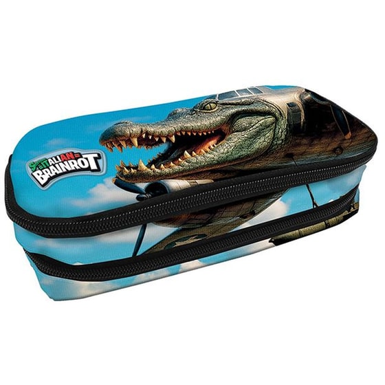 Κασετίνα Οβάλ Graffiti Bombardino Crocodillo image 0