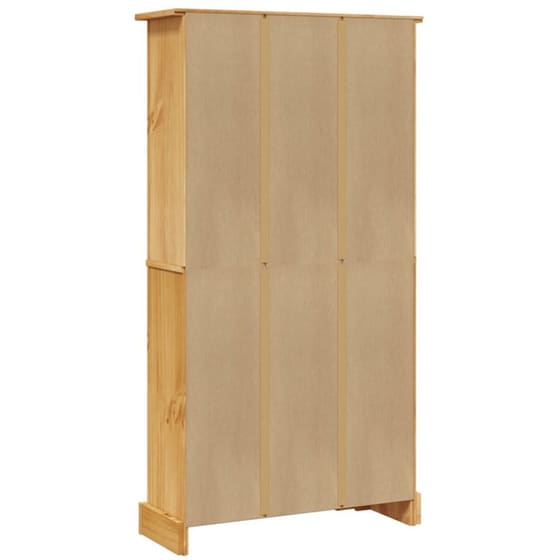 Βιβλιοθήκη Vidaxl από Μασίφ Ξύλο Πεύκου 81x29x150cm - Καφέ image 5