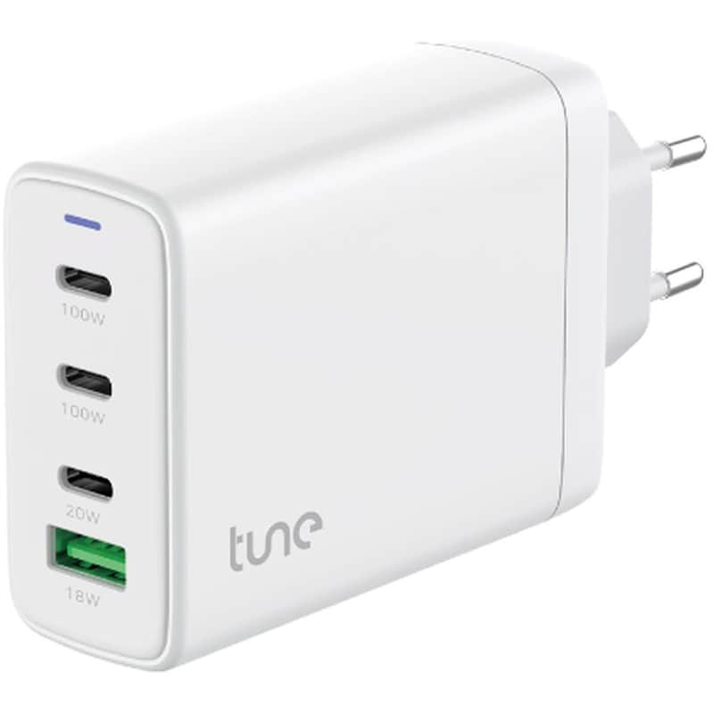 TUNE Φορτιστής Πρίζας Tune Dominion Wall Charger USB-A/USB-C 120W - White