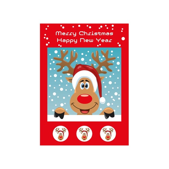 Χριστουγεννιάτικη Κάρτα με Τάρανδο image 0