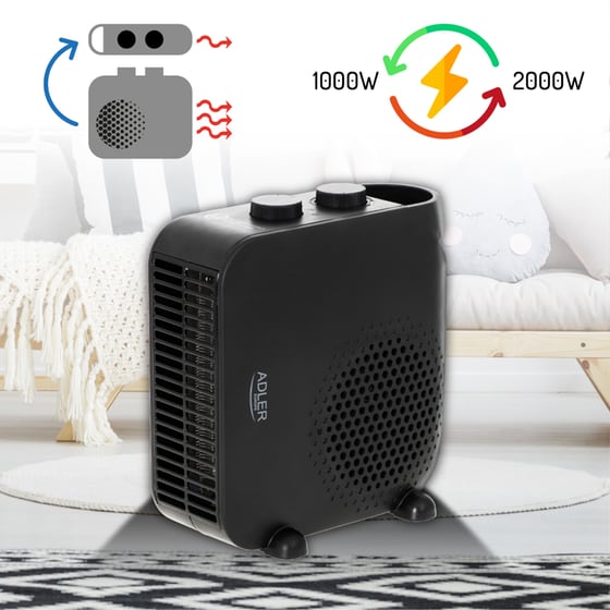 Αερόθερμο Δαπέδου ADLER AD 7725b 2000W image 6