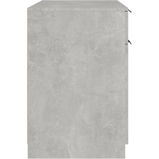 Γραφείο VidaXL από Επεξεργασμένο Ξύλο 100x50x75 cm - Γκρι Σκυροδέματος image 4