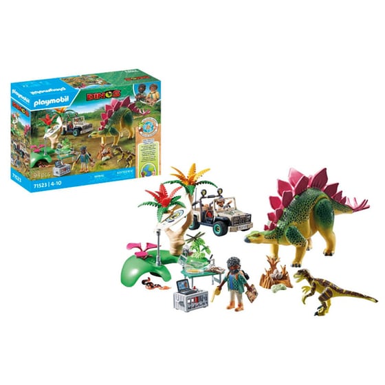 PLAYMOBIL® Dinos Ερευνητικό κέντρο με δεινόσαυρους (71523) image 1