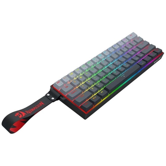 Redragon Fizz RT K617GGB-RGB-MP Ενσύρματο Gaming Μηχανικό Πληκτρολόγιο με Magnetic διακόπτες - Μαύρο (US) image 1