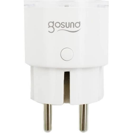 Gosund Μονή Εξωτερική Πρίζα Ρεύματος Wi-Fi Λευκή (SP111) (GOSSP111) image 1