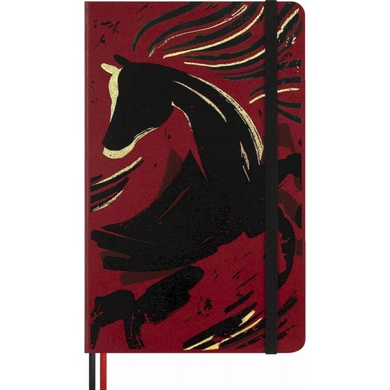 Σημειωματάριο Moleskine Year of the Horse Ριγέ Woodcut L Hardcover (1 Τεμάχιο) image 0
