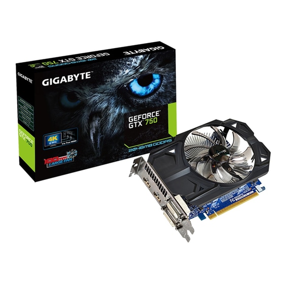 Gigabyte GeForce GTX 750 2GB - GV-N750OC-2GI - Κάρτα γραφικών image 0