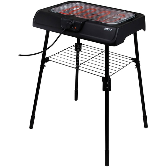 SOGO BAR-SS-10381 2000 W Μαύρο Ηλεκτρική Ψηστιέρα image 2