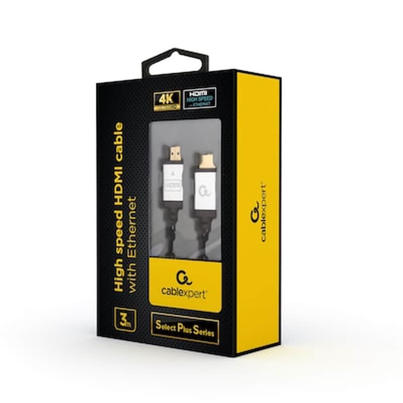 CABLEXPERT Cablexpert 4k High Speed Hdmi Cable With Ethernet select Plus Series 3m Ccb-hdmil-3m