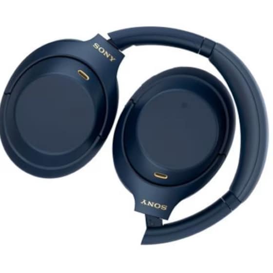Sony WH-1000XM4 Ασύρματα Ακουστικά Κεφαλής - Μπλε image 3
