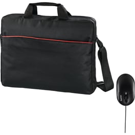 Τσάντα Laptop Hama Tortuga έως 15.6" + Ενσύρματο Ποντίκι - Μαύρο