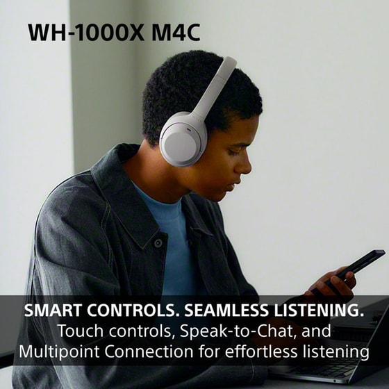 Sony WH-1000XM4C Ασύρματα Ακουστικά Κεφαλής Noise Cancelling - Lavender image 2