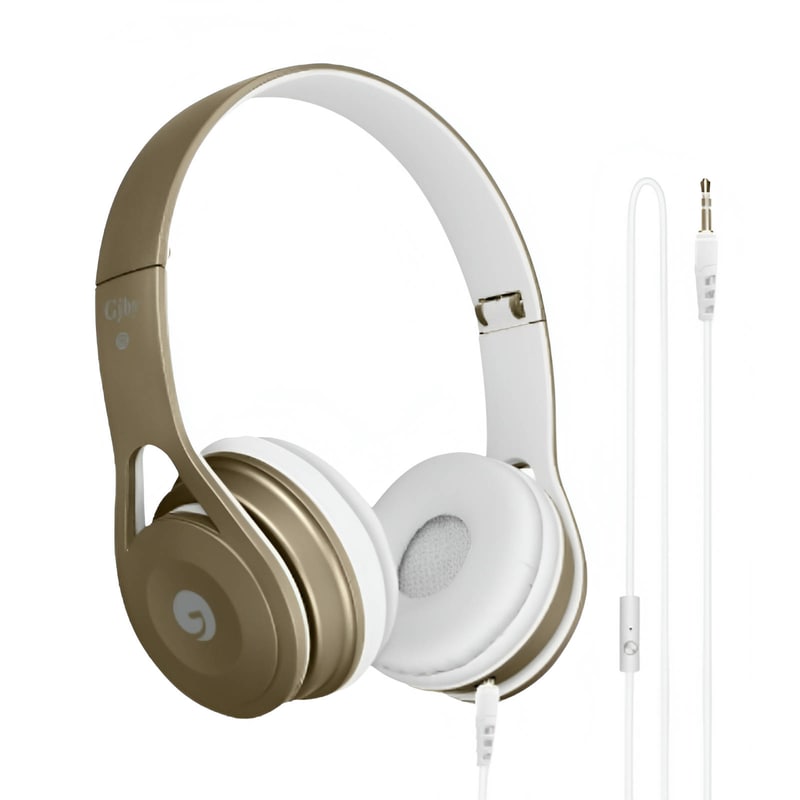 GJBY Ακουστικά Headset Gjby GJ-22 - Χρυσό