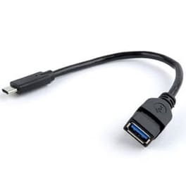 Αντάπτορας Cablexpert USB-C Male σε USB-A Female Μαύρο