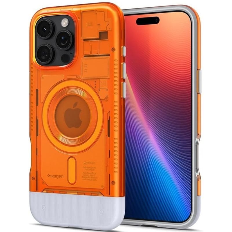 Θήκη Apple iPhone 16 Pro Max - Spigen Classic C1 MagFit με MagSafe - Tangerine
