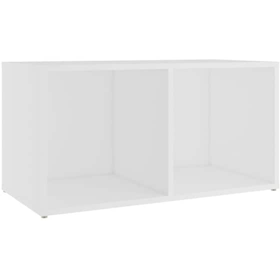 Έπιπλο Τηλεόρασης VidaXL από Μοριοσανίδα 2 Τμχ 72x35x36.5cm - Λευκό image 3