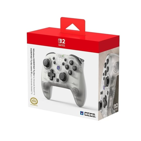 Hori Horipad Turbo Ασύρματο για Switch 2 Frost - White image 3