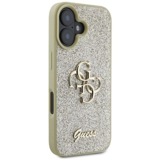 Θήκη Apple iphone 16 - Guess Glitter Big 4g - Χρυσό image 1