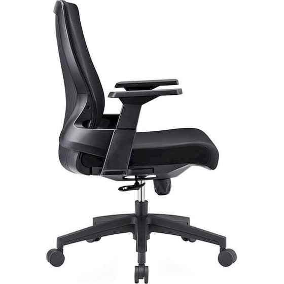 Καρέκλα Γραφείου Woodwell BF8950 από Ύφασμα Mesh - Μαύρη image 2
