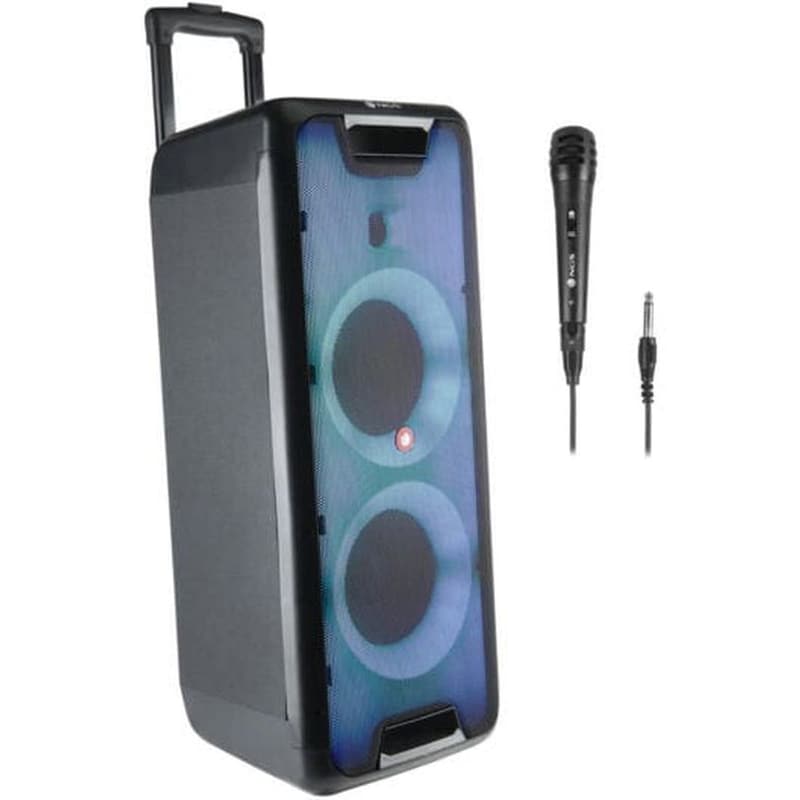 NGS Ngs Wild Rave 1 Ηχοσύστημα Karaoke Με Μικρόφωνο Και Φωτορυθμικό Ισχύος 200w Σε Μαύρο Χρώμα