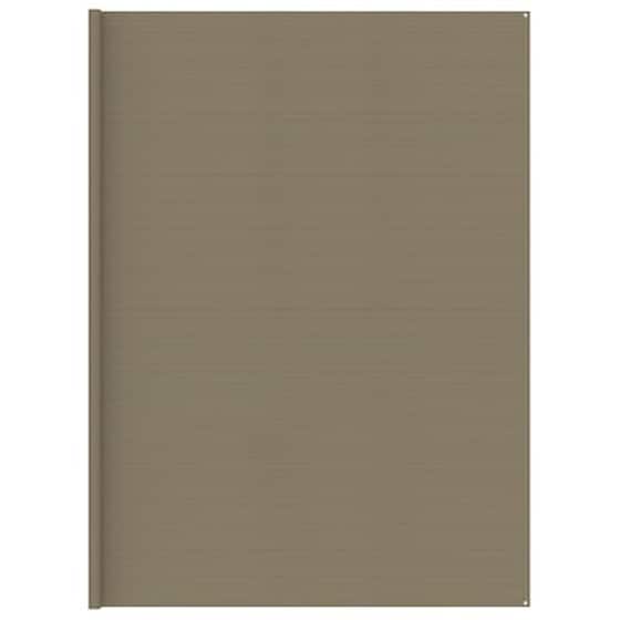 Vidaxl Χαλί Σκηνής Taupe 400 X 400 Εκ. image 1