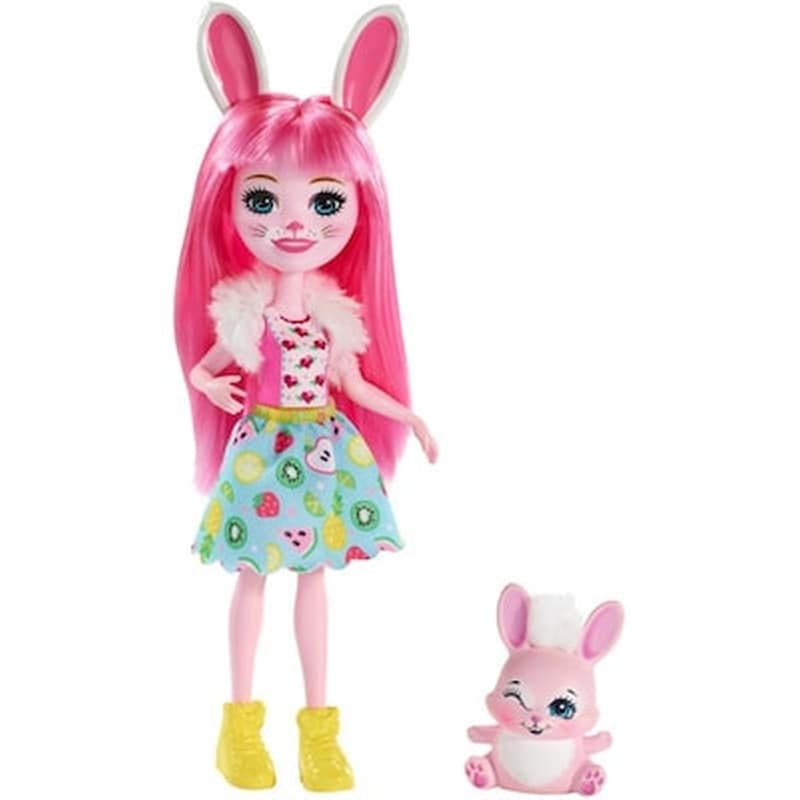 MATTEL Enchantimals Fxm73 Bree Bunny Doll And Twist Figure, Multi-colour