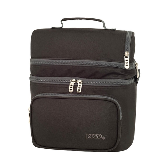 Τσαντάκι Φαγητού Polo Double Cooler Μαύρο image 0