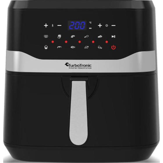 TURBOTRONIC TT-AF7D με Αποσπώμενο Κάδο 1800 W 7.5 L Μαύρο Φριτέζα Αέρος image 0