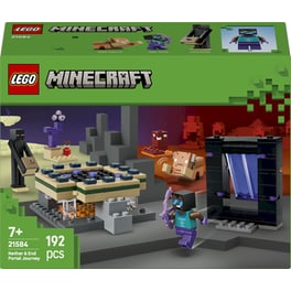 LEGO® Minecraft® Ταξίδι στα Έγκατα & στην Πύλη του Τέλους (21584)