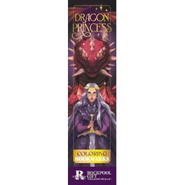 Dragon Princess Coloring Bookmarks