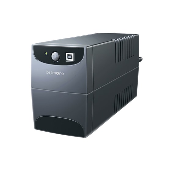 UPS Bitmore U650 650VA 100W Ανθρακί image 0