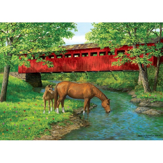Παζλ Eurographics Sweet Water Bridge by Persis Clayton Weirs (1000 Κομμάτια) image 2