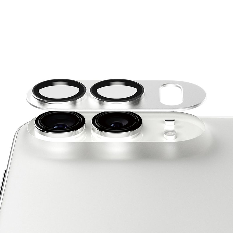 Προστατευτικό καμερών Apple iPhone Duo - PanzerGlass Fender Camera Protector - White
