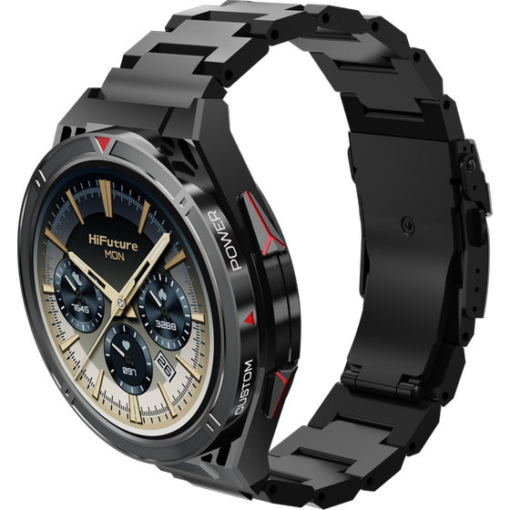 Smartwatch HiFuture Active 54mm - Black Red image 1