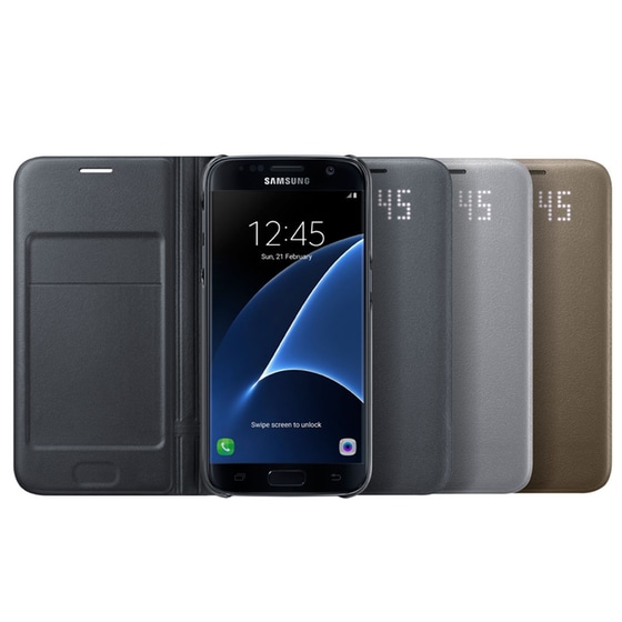 ΘΗΚΗ ΚΙΝ SAMSUNG S7 LED VIEW COVER SLV image 4