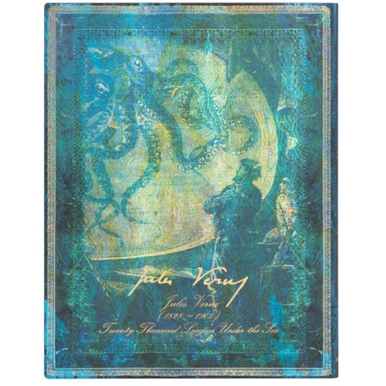 Ημερολόγιο PAPERBLANKS 2023-2024 18Μ Ακαδημαικό Verne Twenty Thousand League image 1