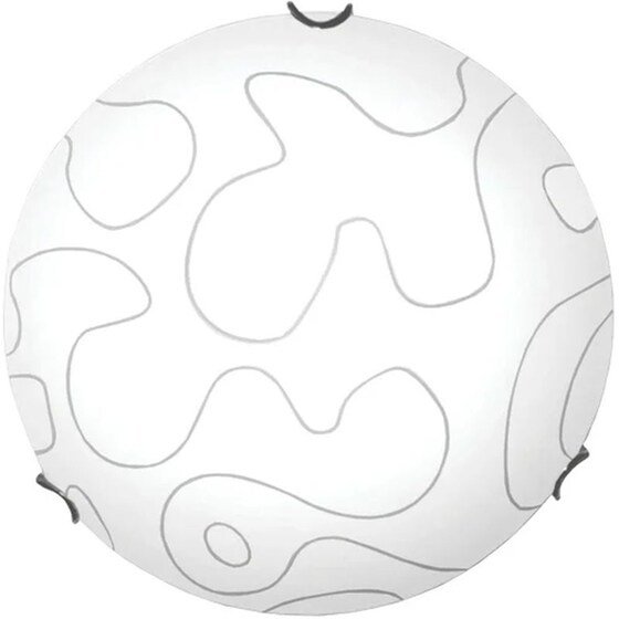 Φωτιστικό Πλαφονιέρα Aca DecorPuzzle Xd05300 Γυάλινο - Λευκό image 0