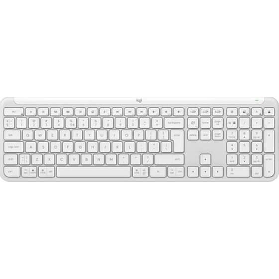 Logitech K950 Signature Slim Ασύρματο Πληκτρολόγιο US - Off White image 0
