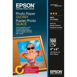 Epson Φωτογραφικό Χαρτί Gloss A6 200 gr/m² για Inkjet Εκτυπωτές 100 φύλλα