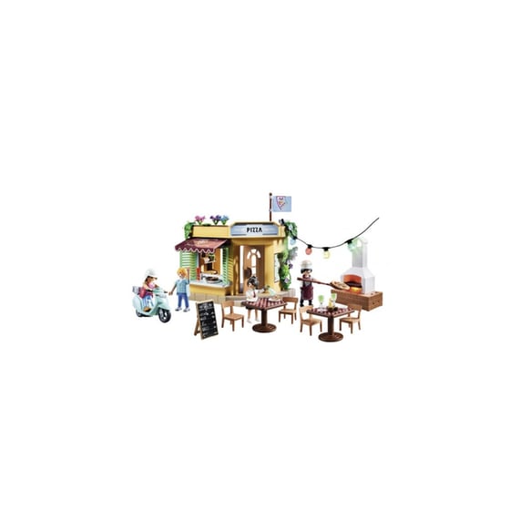 Λαμπάδα Playmobil City Life Πιτσαρία (70336) image 1