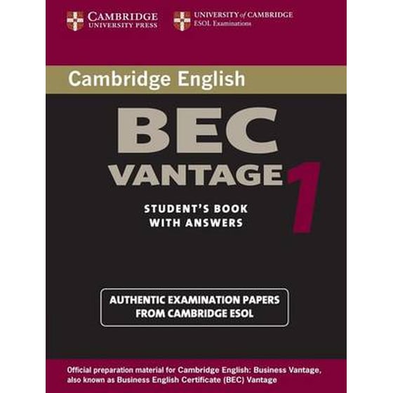 Cambridge BEC Vantage 1 Cambridge BEC Vantage 1- Practice Tests from the University of Cambridge Local Examinations Syndicate image 0