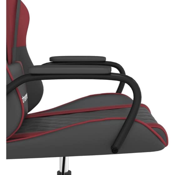Καρέκλα Gaming VIDAXL 345540 από Τεχνητό Δέρμα - Μαύρη image 4