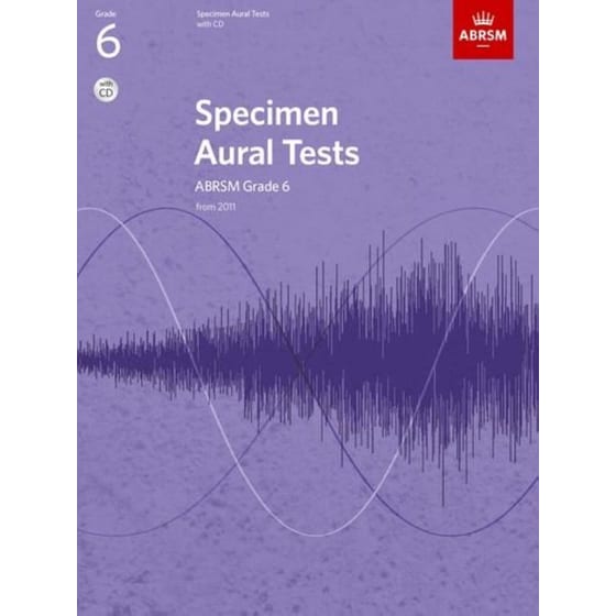 Specimen Aural Tests, Grade 6 with CD image 0